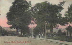 PATCHWAY BRISTOL ENGLAND~REDLAND-LOVERS WALK~1906 PHOTO POSTCARD ALMONDSBURY PMK