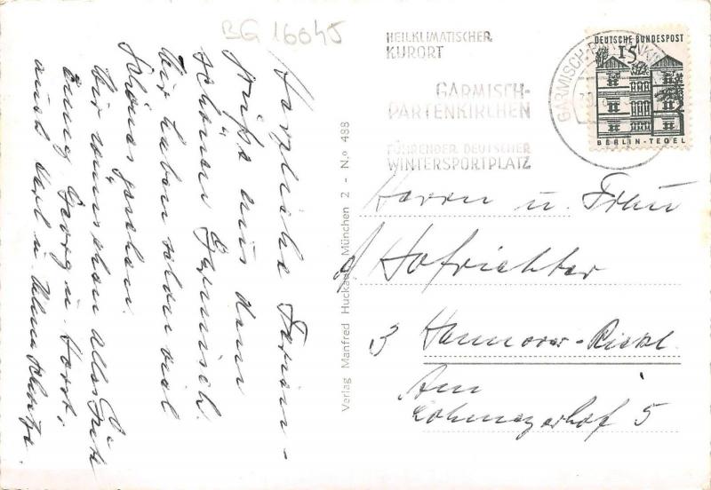 BG16045 garmisch partenkirchen car voiture  germany CPSM 14.5x9cm