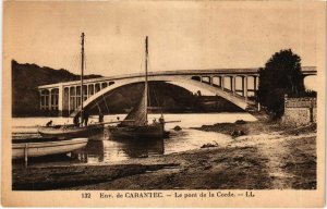 CPA Environs de Carantec - Le Pont de la Corde (1034206)