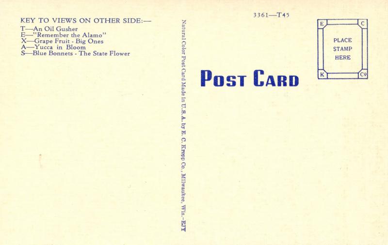 Large Letter - Texas