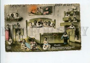 3178060 MULTIPLE BABIES on POT Vintage Photo COLLAGE postcard