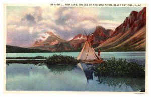Postcard MOUNTAIN SCENE Banff Alberta AB AU9633