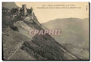 Postcard Old Castle Miolans saw West State Prison the Savoy in the XVI