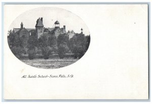 c1905 All Saints School Sioux Falls South Dakota SD Antique Unposted Postcard 