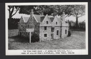 PEI Woodleigh Replicas Penn Manor House Model William Penn's Birthplace RP