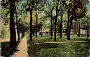 Illinois Streator Pleasant Avenue Resiential Scene 1911