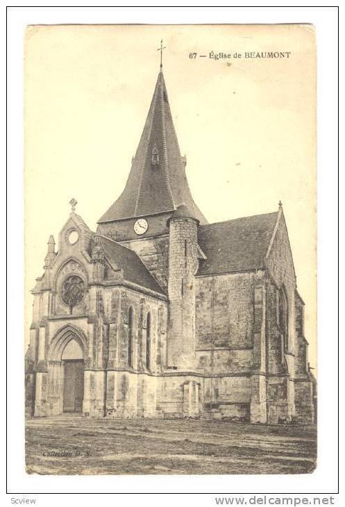 Eglise de BEAUMONT France, 1900-1910s