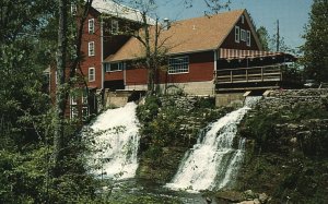 Postcard Clifton Mill Inc. America's Largest Water-Powered Grist Mill Clifton OH