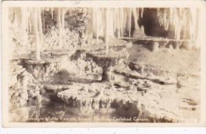 New Mexico Carlsbad Caverns Fountain Of The Fairies Lower Portion Real Photo