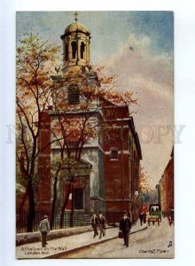 236486 Charles Flower London Wall Allhallows Tuck 1904 y RPPC
