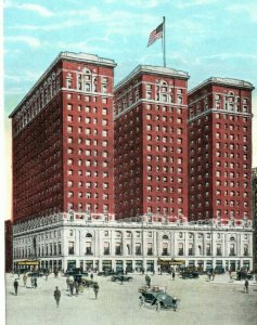 C.1910 Benjamin Franklin United Hotel Cars Philadelphia Vintage Postcard P94