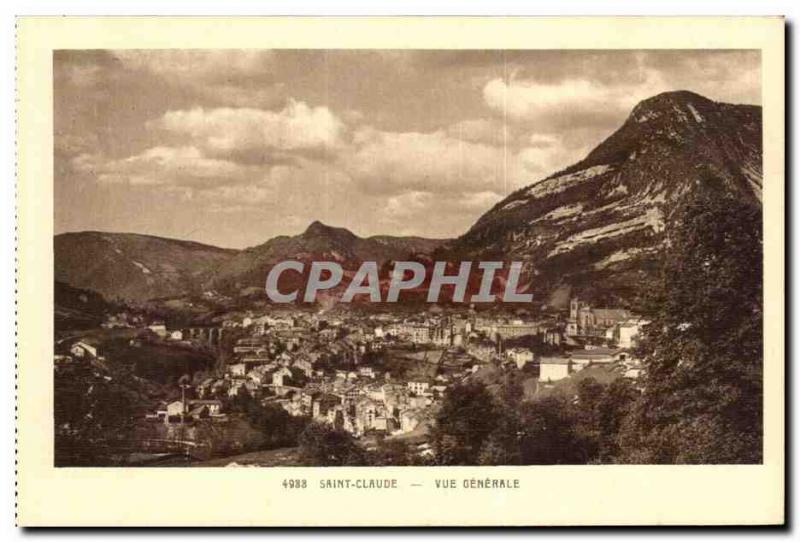 Old Postcard Saint Claude Vue Generale