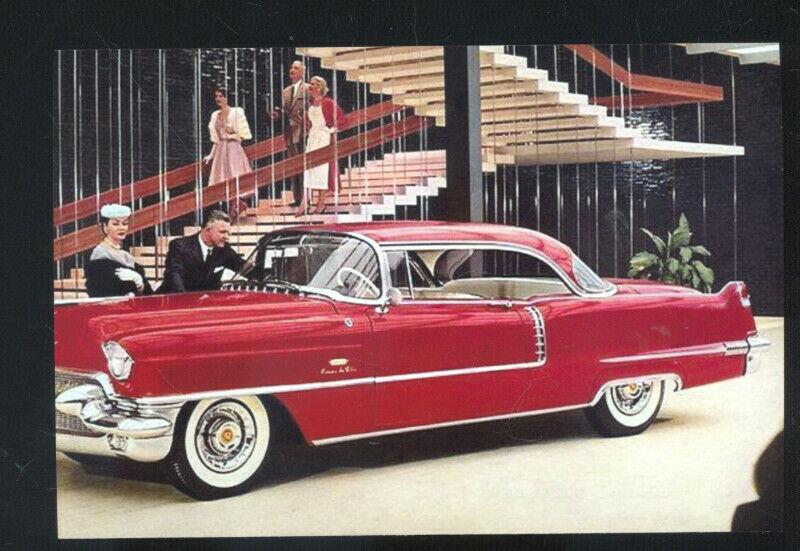 1956 CADILLAC COUP DEVILLE CAR DEALER ADVERTISING POSTCARD