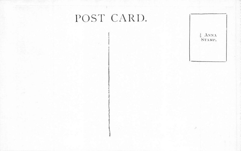 L381 India Khandala Rock formations panoramic view vintage postcard