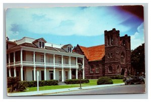 Vintage 1950's Postcard Scottish Rite Temple & Methodist Church Pensacola FL