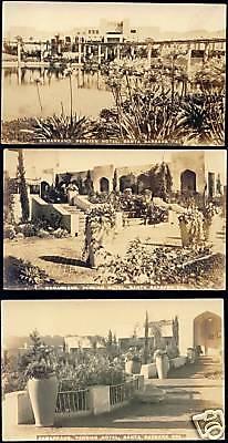 Santa Barbara, Cal., Samarkand, Persian Hotel, 3x RPPC