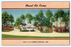 c1940's Mount Air Camp Cabin Groves Entrance Eureka Springs Arkansas AK Postcard