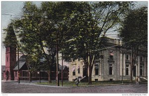 LAWRENCE, Massachusetts, PU-1909; Depot And Post Office