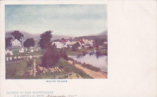 Melvin Village Souvenir Of Lake Winnipesukee Boston Massachusetts