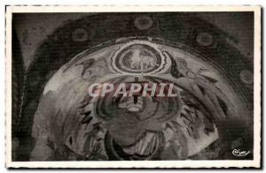 Old Postcard Montoire on the Loir Chapelle St Gilles Details of the vault fre...