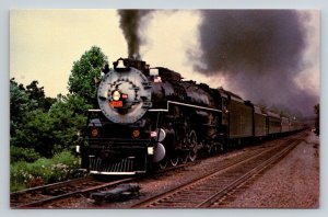 Southern Railway Locomotive 2716 Steam Train Postcard 1982 Virginia