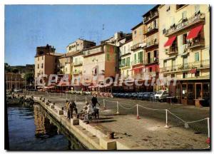 Modern Postcard Villefranche-sur-mer quai Courbet