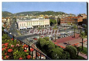 Modern Postcard The French Riviera Nice Place Massena and the Avenue Felix Faure