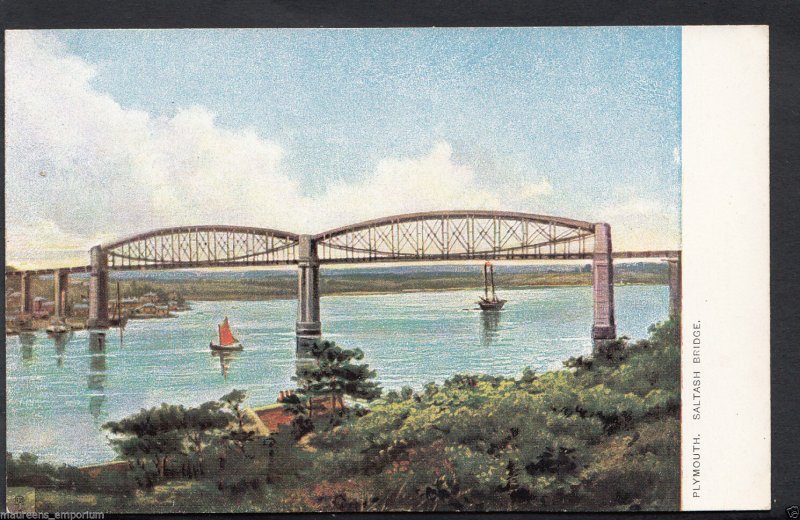 Devon Postcard - Plymouth - Saltash Bridge  RT1915