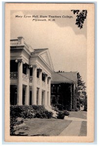 c1920's Mary Lyon Hall State Teachers College Plymouth New Hampshire NH Postcard