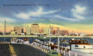 Seawall Steps and Yacht Basin - Corpus Christi, Texas