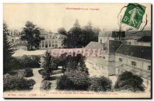 Contrexeville Old Postcard The garden of & # 39hotel of Providence Casino at ...