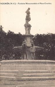 New Caledonia Noumea Fontaine Monumentale et Place Courbe Postcard