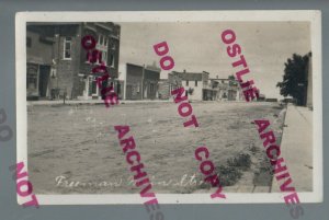 Freeman SOUTH DAKOTA RPPC c1910 MAIN STREET nr Parker Menno Olivet Marion SD