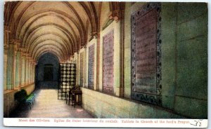 Postcard - Tablets in Church of the lord's Prayer, Mont des Oliviers - Israel