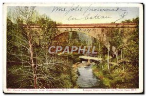 Postcard Old Cabin John Bridge Near Washington D C Longest stone arch in the ...