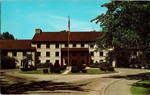 Spring Mill Inn State Park Mitchell Indiana Chicago Cincinnati Vintage Postcard 