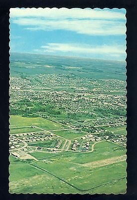 Dawson Creek, British Columbia/B.C., Canada Postcard, City Aerial View, 1960&...