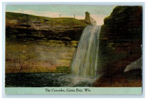 c1910 The Cascade Green Bay Wisconsin WI Antique Unposted Postcard 