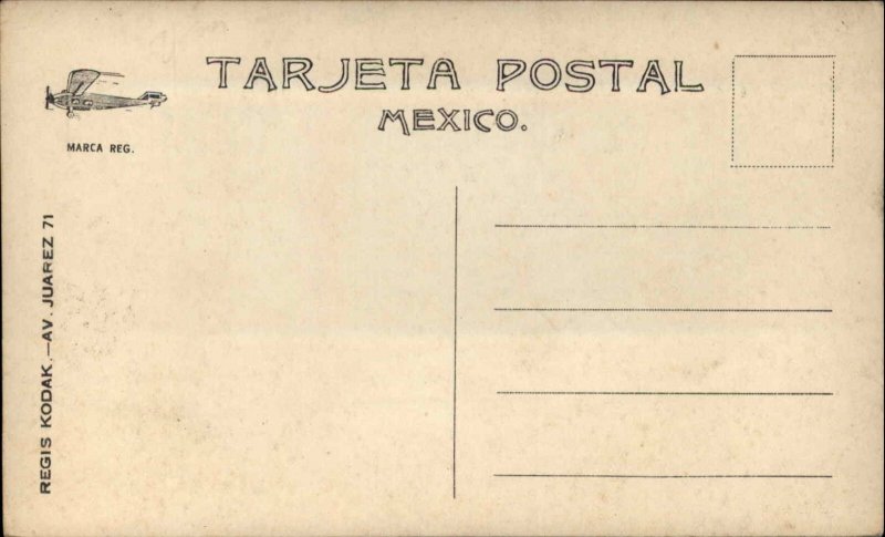 VOLCAN MEXICO MX Popocat�petl Volcano Vintage RPPC Real Photo Postcard