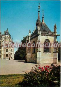 Modern Postcard Route Jacques Coeur Chateau Meillant (Cher) La Chapelle and T...