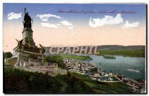 Postcard Old Nationaldenkmal aud fem Niederwald u Rudelsheim