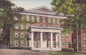 North Carolina Winston Salem Main Hall Salem College Handcolored Albertype