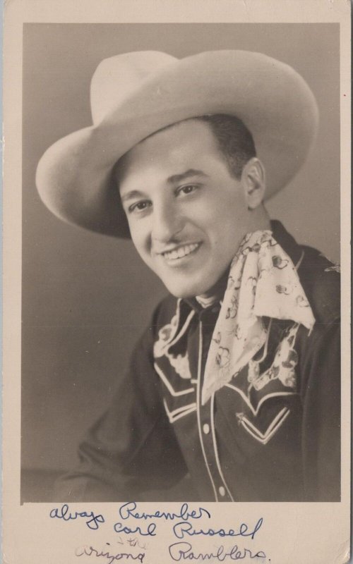 RPPC Postcard Carl Russell Arizona Ramblers