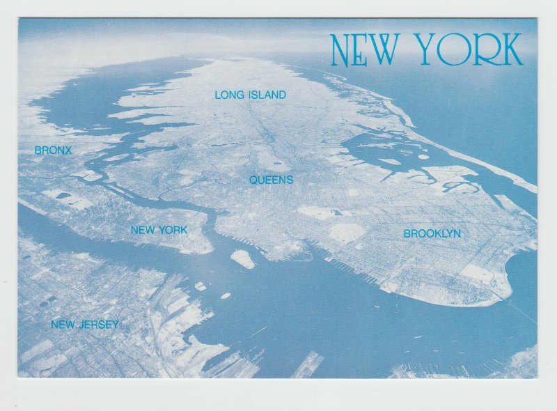 New York and Long Island postcard