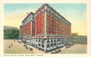 Vintage Postcard 1920's Mount Royal Hotel Montreal Canada