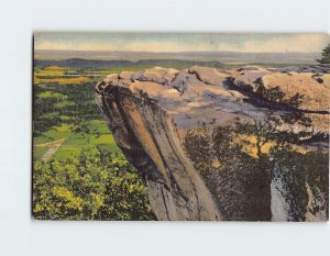 Postcard Lovers Leap Rock City Gardens Lookout Mountain Georgia USA