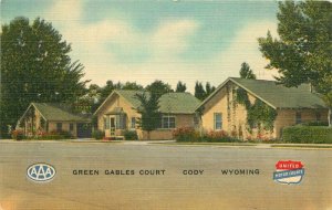 Green Gables Court Cody Wyoming roadside Yellowstone Thomas Postcard 20-14100