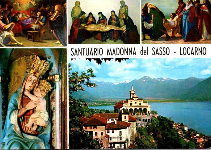 Switzerland Locarno Santuario Madonna del Sasso Basilica Multi View