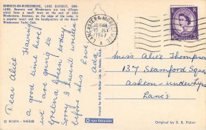 UK England Bowness-on-Windermere 1967 bus