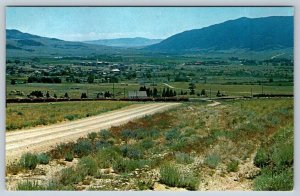 Boulder Montana Seen From Free Enterprises Health Mine, Vintage Postcard, NOS